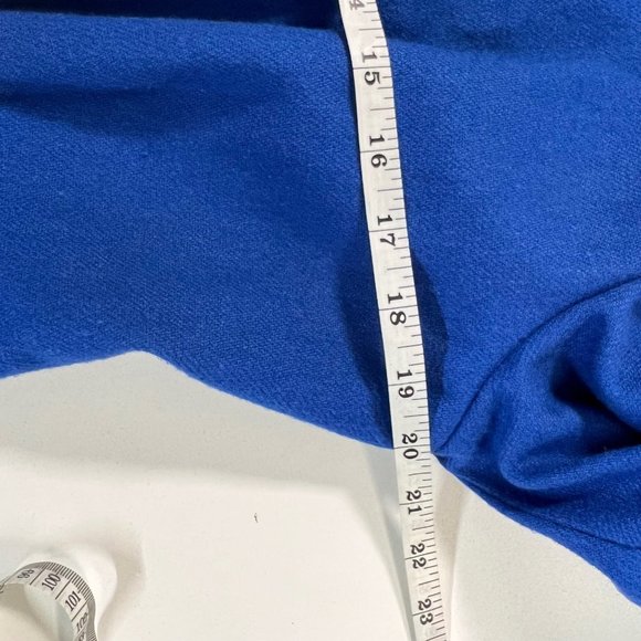 Vintage 80s Angie Monoco Blue Wool Blazer Size Medium - Picture 5 of 9